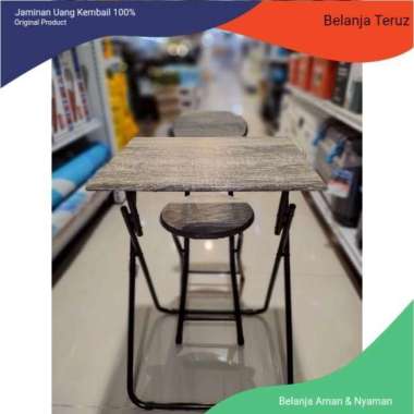 Set Meja dan Kursi Belajar/Sekolah/Camping/set meja dan kursi lipat