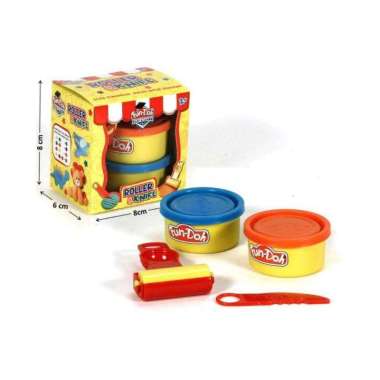 MAINAN FUN DOH BASIC SUPER CUTTER / Dough / Fundoh Roller And Knife Roller n Knife