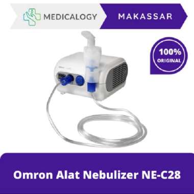 Omron Nebulizer NE C28 Alat Inhalasi Alat Uap Pernapasan