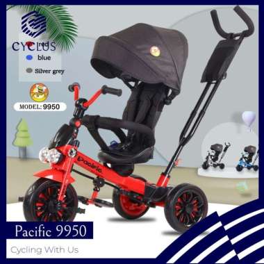 Sepeda Anak Roda Tiga Pacific 9950 Jok Putar dan Rebah