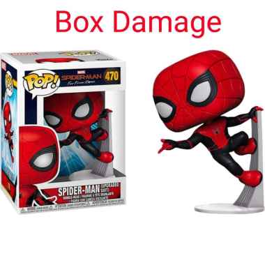 Funko POP! Marvel Spider Man FFH Spiderman Upgraded Suit Damage Action Figure