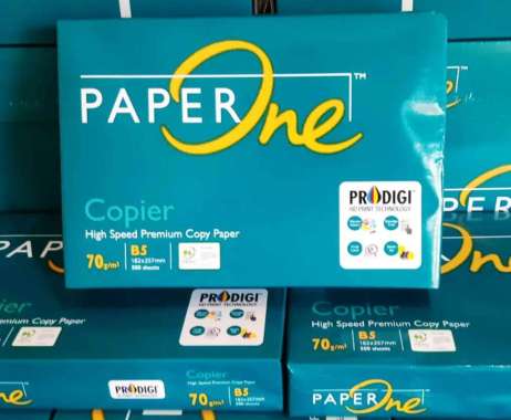 Kertas fotokopi HVS B5 75 gr 75 gsm 75gsm 75gram PAPER ONE