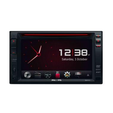 Philips CED-1600 Double Din DVD Tape Mobil [Universal/ Layar Sentuh/ 6.2 Inch]