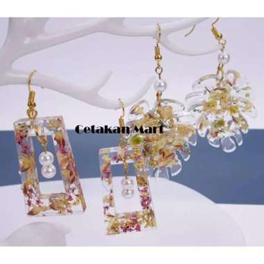 CMart Cetakan Resin Epoxy Craft Pendant Earring Motif Daun Silikon
