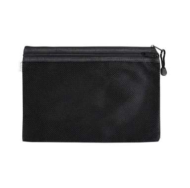 EAGLE Zipper Pocket B5 / Tempat Pensil / Pencil Case / Map Kain Resleting E 256 HITAM