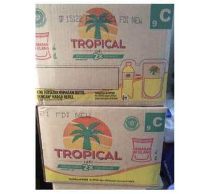 Minyak Tropical Dus 1 liter x 12 botol refill / Minyak Goreng Tropical