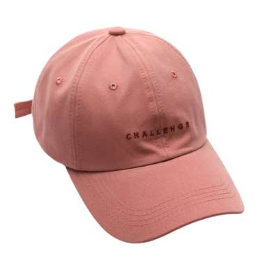 Baseball cap : CHALLENGE - Topi Baseball Topi Pria Topi Wanita Topi Olahraga One Size PINK