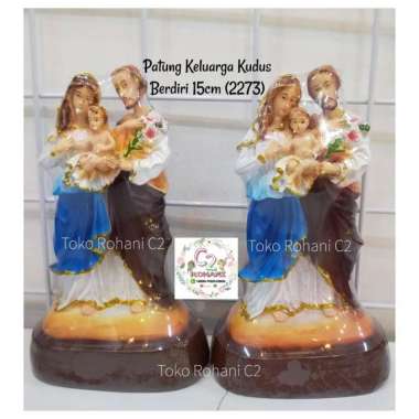 Patung Keluarga Kudus Berdiri 15cm (2273) - Patung Rohani