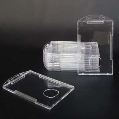 Tempat Id Card/Nametag/Casing Id Card Mika/Frame Bening Transparant