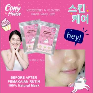 [BPOM] MASKER ORGANIK PUTIH GLOWING BY CONY HOUSE Whitening