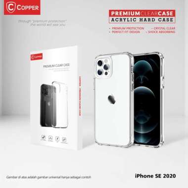 iPhone SE 3 (2022) - Copper Acrylic Bening / Clear