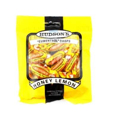 Hudson's Eumenthol Honey Lemon Drops 50g