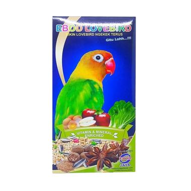 Jual Ebod Jaya Makanan Harian Burung Lovebird Kemasan Kotak