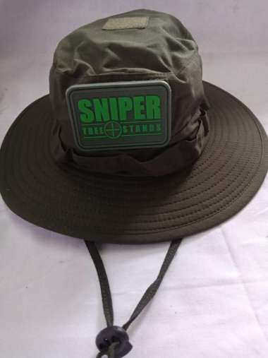 topi rimba/jungle hat tactical green army