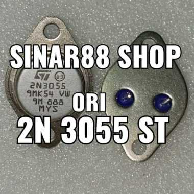 TR TRANSISTOR 2N3055 2N 3055 ST JENGKOL ORI ASLI NPN MYS