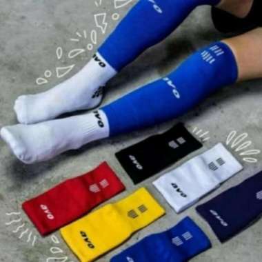 Sambungan Kaos Kaki Bola Avo / Leg Sleeve Avo / Manset Kaki Avo PROMO Putih