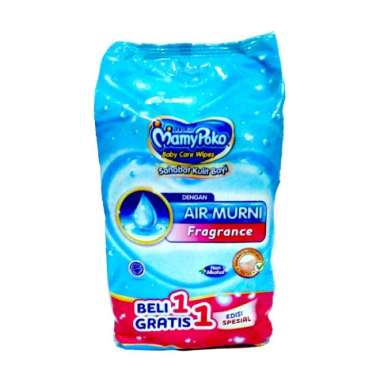 Promo Harga Mamy Poko Baby Wipes Reguler - Fragrance 52 pcs - Blibli
