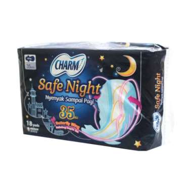 Promo Harga Charm Safe Night Wing 35cm 18 pcs - Blibli
