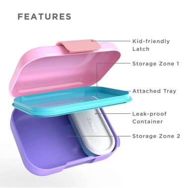Zoku Neat Bento Jr. - Pink