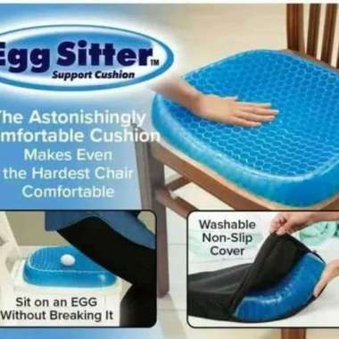 Bantal alas duduk silikon gel empuk kualitas premium / Egg Sitter