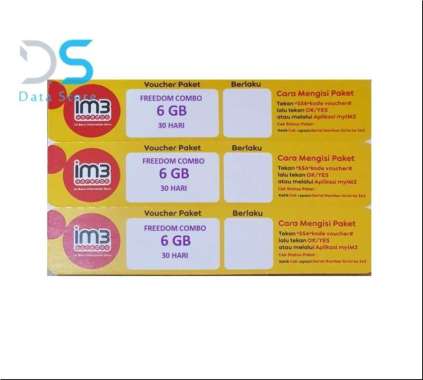 Voucher Indosat Freedom Combo 6 GB