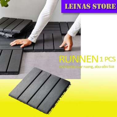 (SATUAN)Lantai Dek Luar Ruang abu - abu 1BIJI / floor decking outdoor