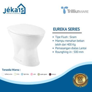 Kloset Duduk Siram//Closet Duduk Siram Manual//TRILLIUN EUREKA Hijau