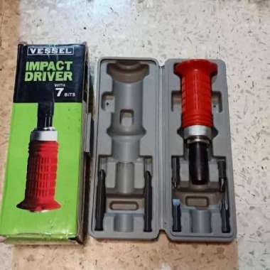 Obeng Ketok Impact Driver Set Vessel 7 Pcs Murah