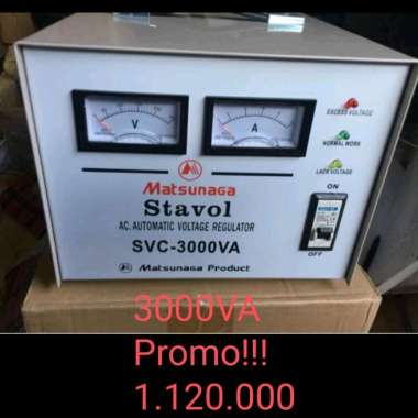 Stabilizer Matsunaga 3000VA Stavol Stabilizer 3000watt 3000N