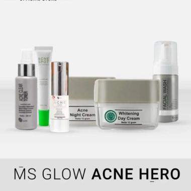 [MS GLOW OFFICIAL] MS Glow Paket Acne Hero Series Original