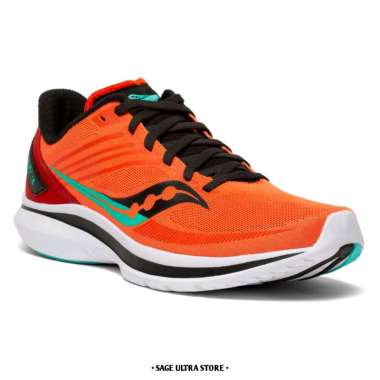 Sepatu Lari Running Saucony Kinvara 12 Men Pria Original - Vizipro Scarlet 42 Scarlet