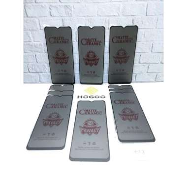 Tempered Glass Ceramic Spy INFINIX HOT 8 - Anti Gores SPY Matte