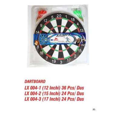 DART GAME BESAR 15 inch / Papan Dart Board Besar Ukuran 38 cm lx004-2