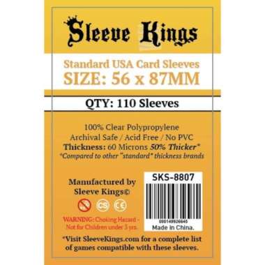 Sleeve Kings Standard USA Card Sleeves 56x87 mm - KPOP - Amethyst
