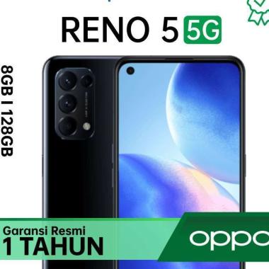 OPPO RENO 5 5G Smartphone [128GB/ 8GB] STARRY BLACK