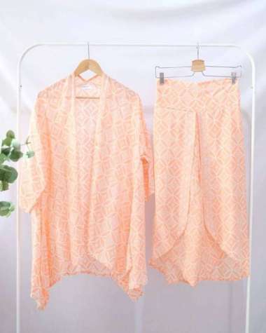 SETELAN OUTER BERLENGAN ONESET KONDANGAN ONESET BAWAHAN KULOT 7/8 ONESET BATIK BAWAHAN CELANA WANITA