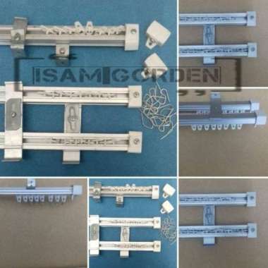 Batang Gorden Kotak/Besi Balok Gorden/Rel Gorden Oval 100cm pullset