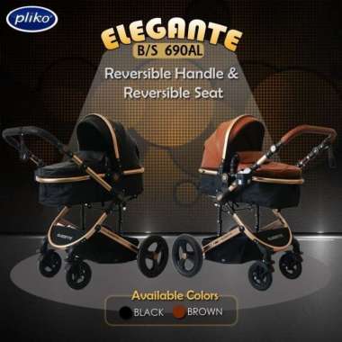 Jual Kereta Dorong Pliko 690 Elegante Brown