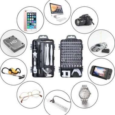 Obeng Hp full set Obeng Service Komputer Laptop Hp Servis 115 in 1