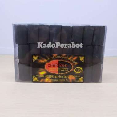 arang bambu charboo 1kg - arang bakar - arang bambu sate
