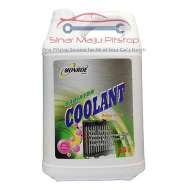 MONROE Radiator Coolant 5.5 Liter Original - Air Radiator Mobil Cairan MERAH PINK