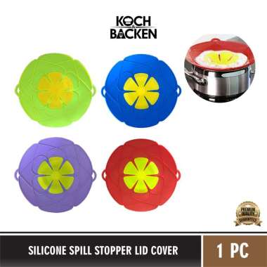 KOCH&BACKEN Silicone Spill Stopper Lid-Tutup Panci Silicon Anti Tumpah