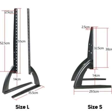 BRACKET TV BRACKET STAND KAKI TV / PENGGANTI KAKI TV 20 - 75 INCH 20 - 43 Inch