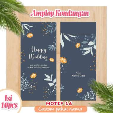amplop kondangan custom pakai nama motif 4