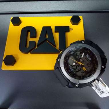 CATERPILAR CAT Jam Tangan Pria Karet Hitam MD.155.21.121 Original
