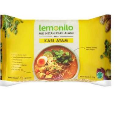 Promo Harga Lemonilo Mi Instan Kari Ayam 70 gr - Blibli