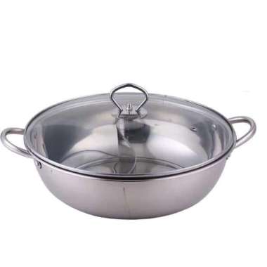 TEXANIA PANCI SHABU SEKAT STAINLESS 28 CM AWET TOP MURAH TEBAL ASLI