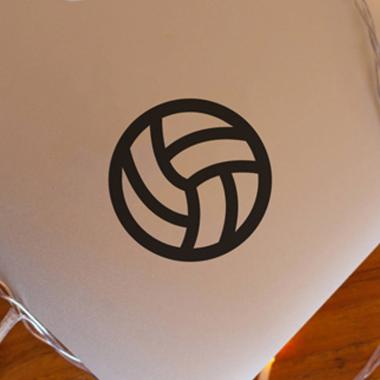 Grapinno Bola Voli Decal Sticker Laptop for Apple MacBook 13 Inch hitam