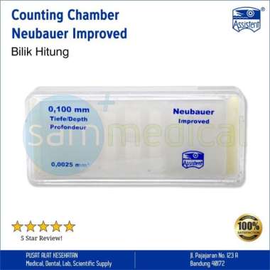 Bilik Hitung Assistent Counting Chamber Neubauer IMP