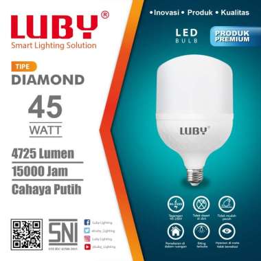 Lampu Led Luby 45 Watt Diamond - Putih